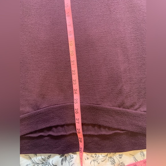 Wilfred plum colour loose fit long jersey top - Picture 6 of 7